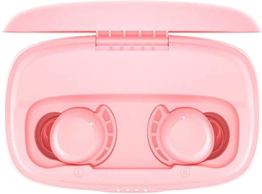 Tribit FlyBuds 3 Bluetooth Handsfree Earphones with Sweat Resistance and Pink Charging Case vista 2