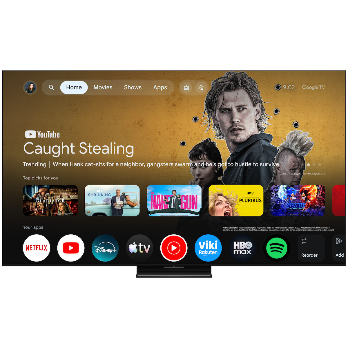 TCL Smart TV 75" 4K UHD QD-Mini LED A400U HDR (2026) 75A400U view 2