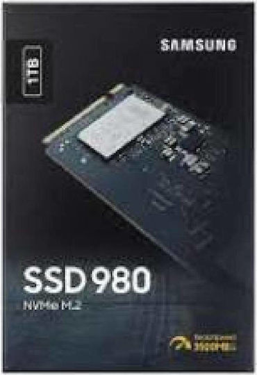 Samsung 980 SSD 1TB M.2 Type with PCI Express 3.0 Connection MZ-V8V1T0BW view 2
