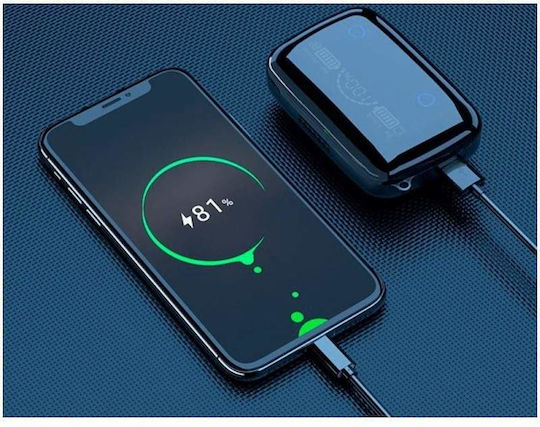 In-ear Bluetooth Handsfree Earphones with Charging Case Charging Case With Flashlight Digital Display view 5