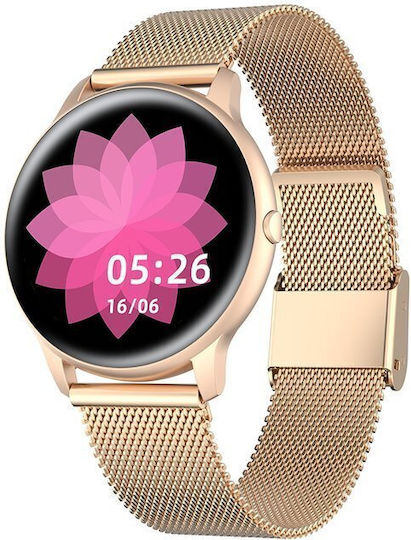 G.Rossi 38mm Smartwatch with Heart Rate Monitor (Pink Gold) view 9