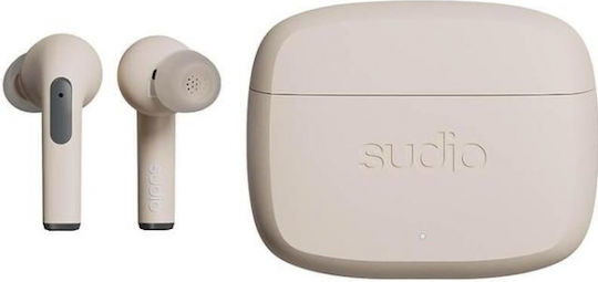 Sudio TWS N2 In-ear Bluetooth Handsfree Earphones with Sweat Resistance and Charging Case Pink