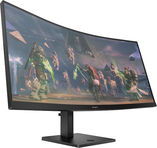 HP OMEN 34c Ultrawide VA HDR Curved Gaming Monitor 34" QHD 3440x1440 165Hz with Response Time 1ms GTG vue 2