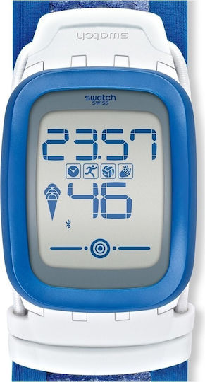 Swatch Touch Zero 1 Skyzero Smartwatch (Blue) view 1
