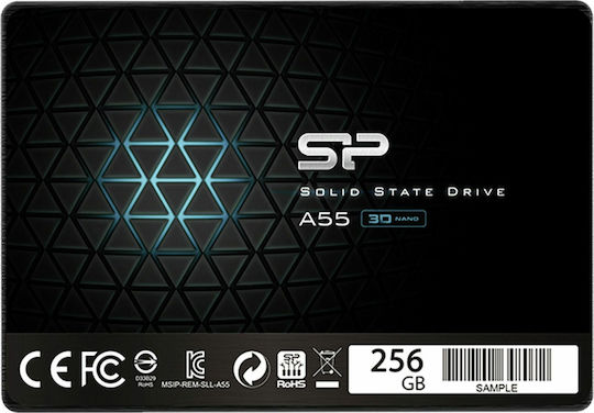 Silicon Power Ace A55 SSD 256GB Type 2.5'' with SATA III Connection SP256GBSS3A55S25 view 1