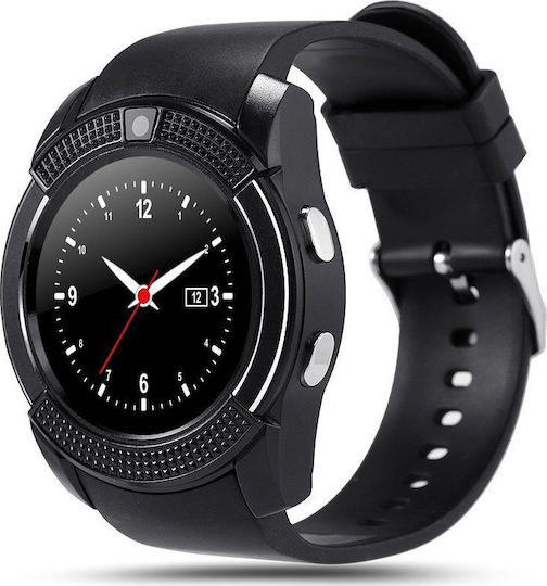 V8 54mm Smartwatch with SIM (Black) view 1