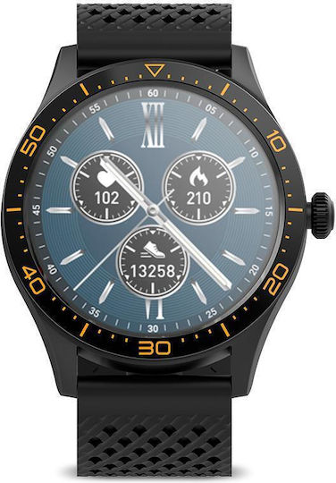 Forever ICON 2 AW-110 42mm Smartwatch with Heart Rate Monitor (Black) vue 4