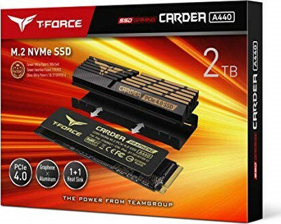 TeamGroup Cardea A440 SSD 2TB M.2 Type with PCI Express 4.0 Communication Protocol and Heatsink TM8FPZ002T0C327 view 4
