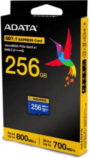 Adata microSDXC 256GB Class 10 U3 UHS-II view 1