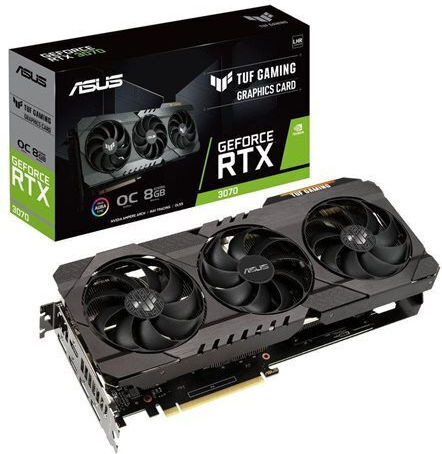Asus GeForce RTX 3070 8GB GDDR6 TUF Gaming V2 OC Graphics Card view 5