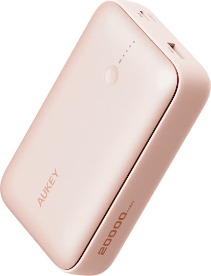Aukey Mini Power Bank 20000mAh 22.5W Pink