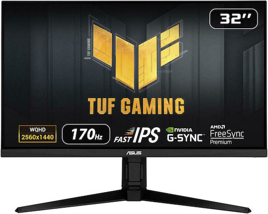 Asus TUF Gaming VG32AQL1A IPS HDR Gaming Monitor 31.5" QHD 2560x1440 170Hz with Response Time 1ms GTG
