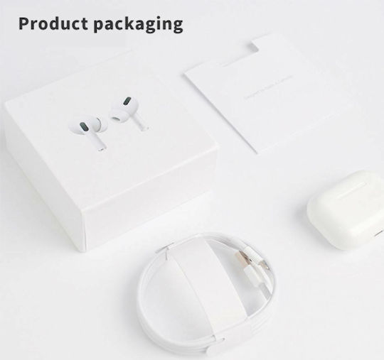 Future Pro In-ear Bluetooth Handsfree Earphones with Charging Case White view 3