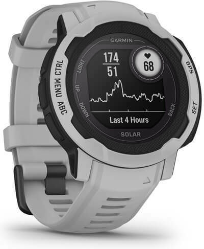 Garmin Instinct 2 Solar 45mm Waterproof Smartwatch with Heart Rate Monitor (Mist Gray) view 3