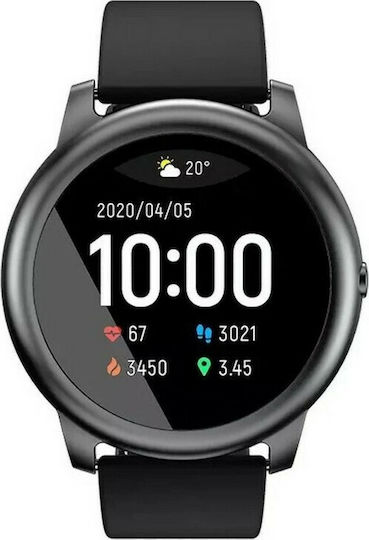 Haylou Solar LS05 45mm Smartwatch with Heart Rate Monitor (Black) view 2