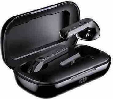 Remax TWS-18 Earbud Bluetooth Handsfree Earphones with Charging Case Black view 1