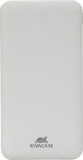 Rivacase VA2010 Power Bank 10000mAh with 2 USB-A Ports White view 1