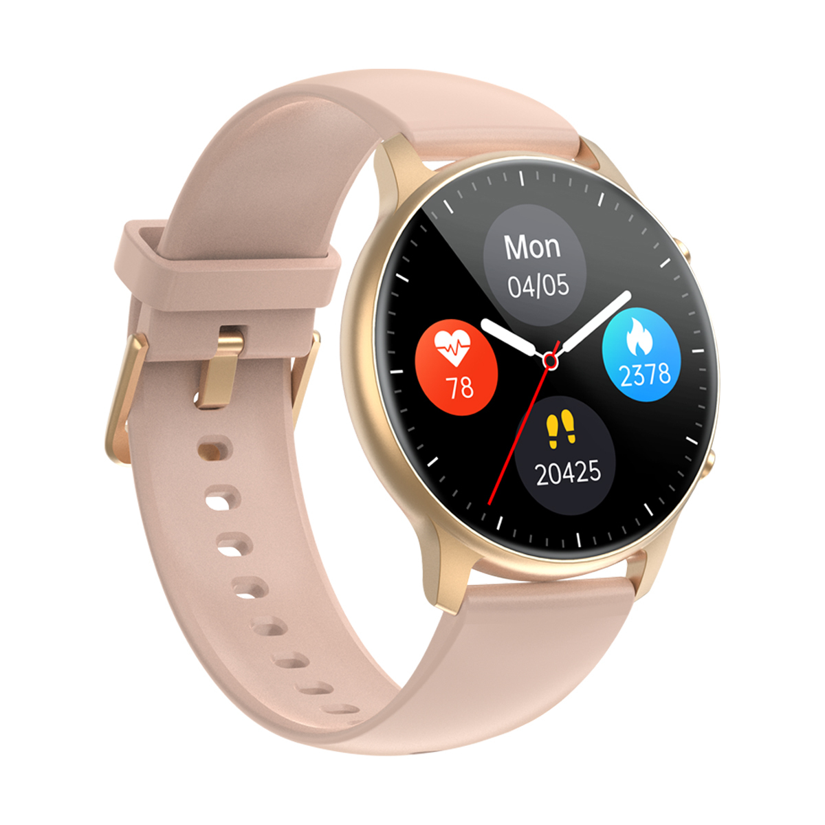 ISP LikeSmart eXtremeFiT Pro Aluminium Smartwatch with Heart Rate Monitor (Pink Gold) view 2