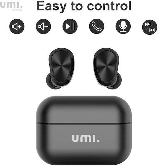 Umi W5S In-ear Bluetooth Handsfree Earphones with Charging Case Gray view 2