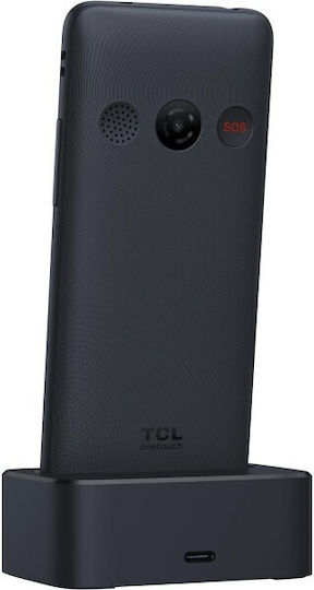 TCL OneTouch 4022s Dual SIM Mobile with Buttons Dark Night Gray view 5