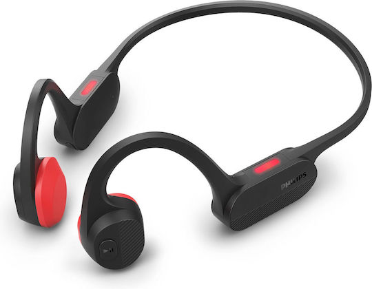 Philips Bone Conduction Bluetooth Handsfree Earphones with Sweat Resistance Black view 1