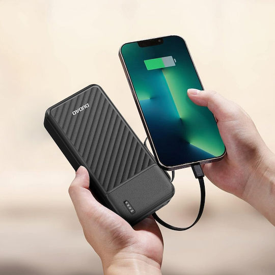 Dudao K11 Max Power Bank 30000mAh 10W with USB-A Port Black vue 2