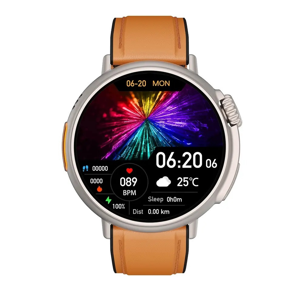 Aluminium Smartwatch with Heart Rate Monitor (Brown) view 2