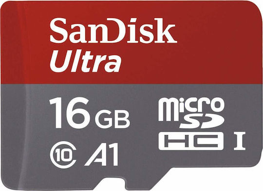 Sandisk Ultra microSDHC 16GB U1 A1 UHS-I 98MB/s with Adapter vue 3