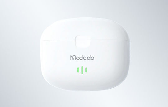 Mcdodo B03 In-ear Bluetooth Handsfree Earphones with Sweat Resistance and Charging Case White vista 4