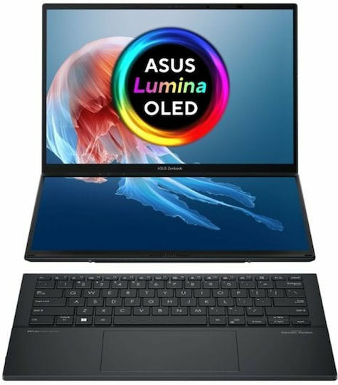 Asus ZenBook Duo 14 OLED UX8406MA-PZ271W 14" 120Hz (Ultra 9-185H/32GB/2TB SSD/W11 Home) Inkwell Gray (ES Keyboard) view 1
