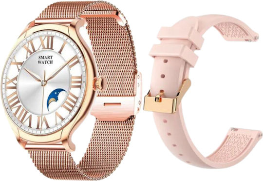 46mm Smartwatch with Heart Rate Monitor (Pink)