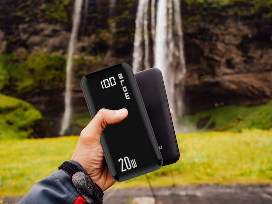 Blow PB30A Power Bank 30000mAh with 2 USB-A Ports Quick Charge 3.0 Black view 2