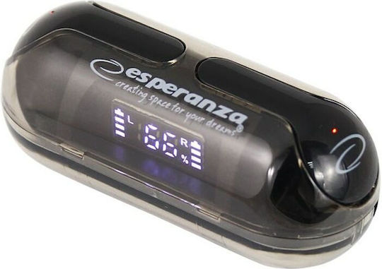 Esperanza EH239K In-ear Bluetooth Handsfree Earphones with Charging Case Black Ansicht 4