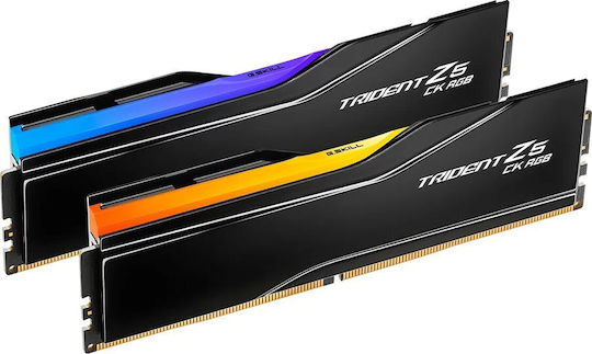 G.Skill Trident Z5 CK RGB DDR5 48GB RAM with 2x24GB Modules and Speed 8200 for Desktop F5-8200C4052G24GX2-TZ5CRK