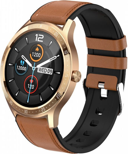 MaxCom Fit FW43 Cobalt 2 Smartwatch with Heart Rate Monitor (Gold)