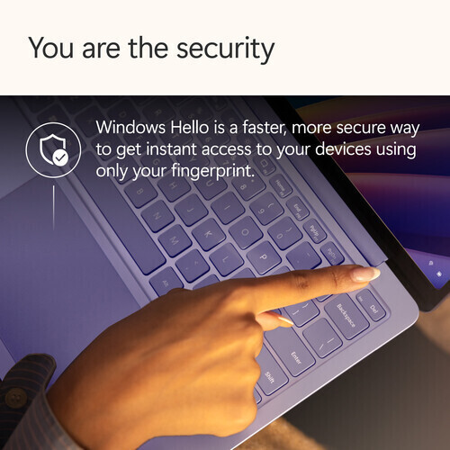 Microsoft Laptop Copilot+PC 13.8" FHD (Snapdragon-X Plus/8GB/512GB SSD/W11 Home) Violet (US Keyboard) view 7