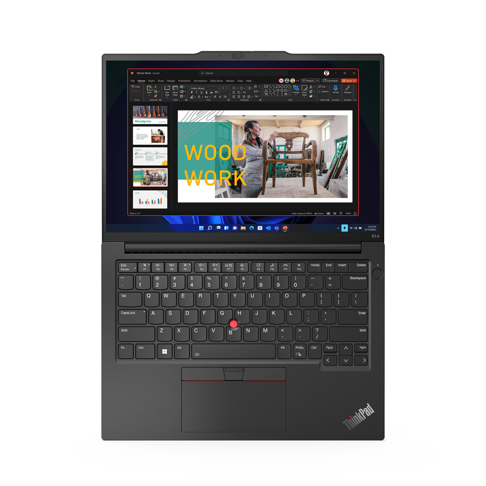 Lenovo ThinkPad E14 Gen 5 (AMD) 14" IPS FHD+ (Ryzen 3-7330U/8GB/256GB SSD + 512GB SSD/W11 Pro) (US Keyboard) view 4