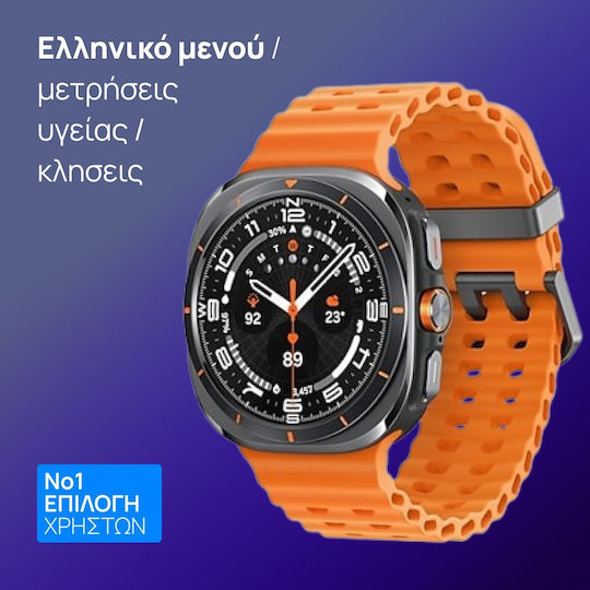 NO.1 Watch Ultra 35mm with Heart Rate Monitor (Black Case / Black Silicone Strap) view 2