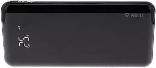Yenkee YPB 1020 Power Bank 10000mAh with 3 USB-A Ports Black view 3