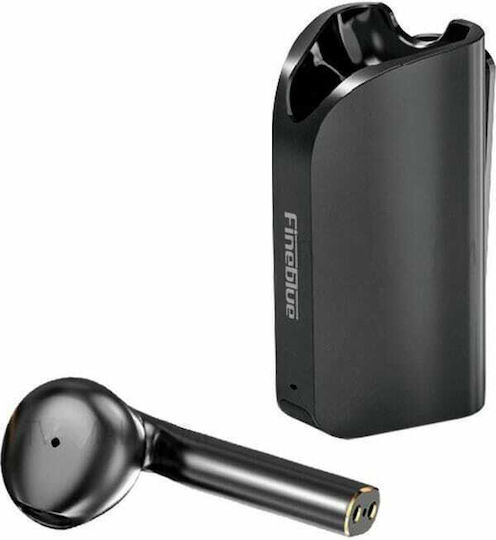Fineblue F5 Pro Earbud Bluetooth Handsfree Earphone with Charging Case Black view 1