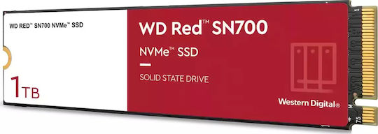 Western Digital Red SN700 SSD 1TB M.2 Type With PCI Express 3.0 Connection WDS100T1R0C