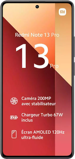 Xiaomi Redmi Note 13 Pro 4G Dual SIM (12GB/512GB) Black view 2