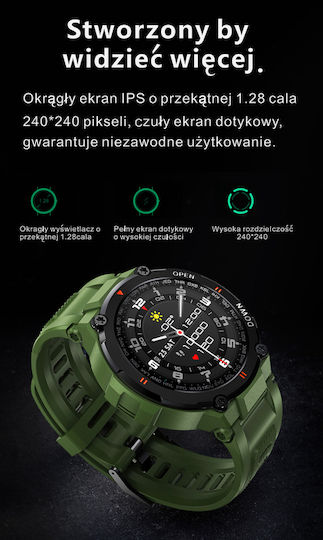 Gravity Digital Battery Watch with Rubber Strap view 3