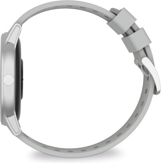 Ksix Globe Aluminium 44mm Smartwatch with Heart Rate Monitor (Silver) view 3