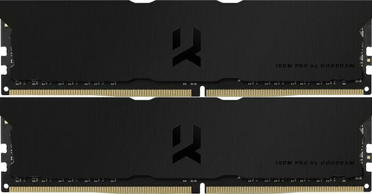 GoodRAM IRDM PRO DDR4 32GB RAM with 2x16GB Modules and Speed 3600 for Desktop IRP-K3600D4V64L18/32GDC
