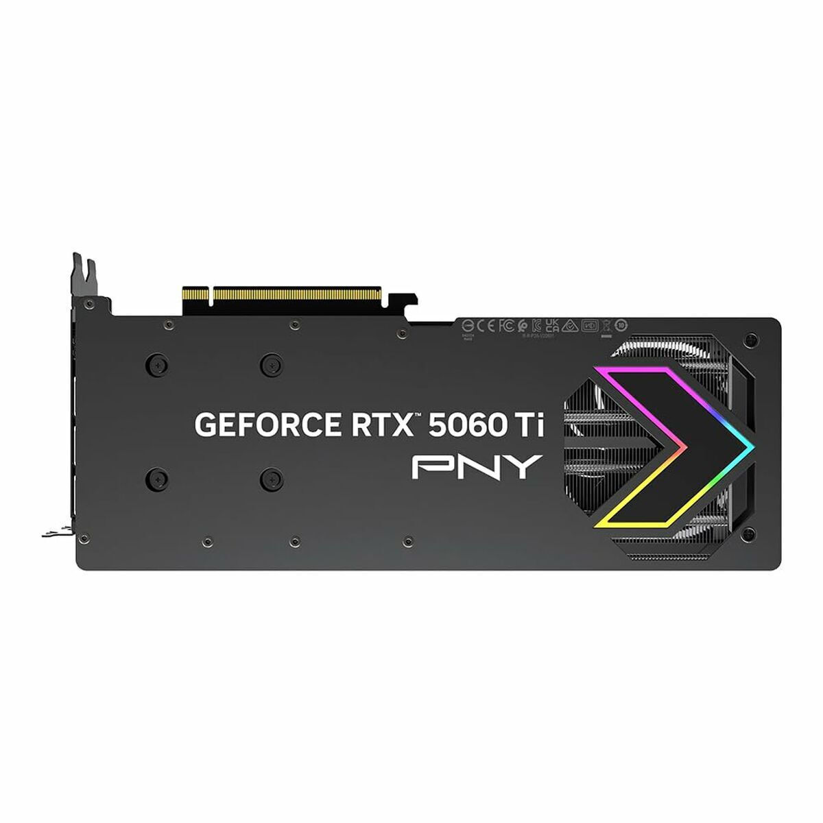 PNY GeForce RTX 5060 Ti 8GB GDDR7 EPIC-X RGB OC TRIPLE FAN Graphics Card VCG5060T8TFXXPB1-O view 6