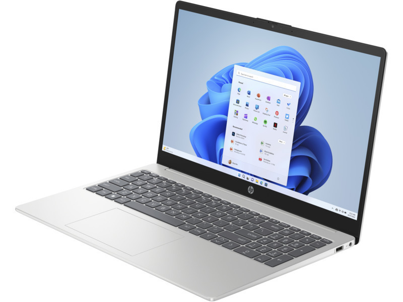 HP 15-fd0153dx 15.6" Touchscreen (i3-1315U/8GB/256GB SSD/W11 Home) Natural Silver (US Keyboard) view 3