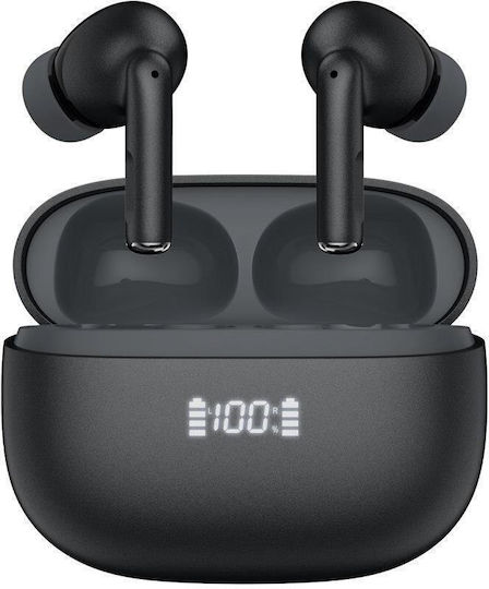 Platinet PM1002ANC In-ear Bluetooth Handsfree Earphones with Charging Case Black view 3