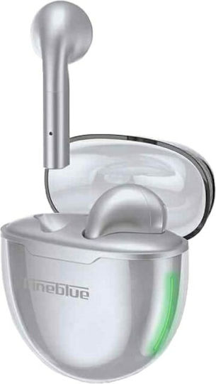 Fineblue F22 Pro Earbud Bluetooth Handsfree Earphones with Charging Case Silver