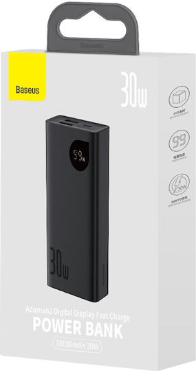 Baseus Adaman2 Overseas Edition Power Bank 10000mAh 30W with 2 USB-A Ports and USB-C Port Power Delivery Overseas Edition vue 5
